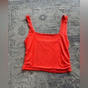 Vibrant Orange Tank Top